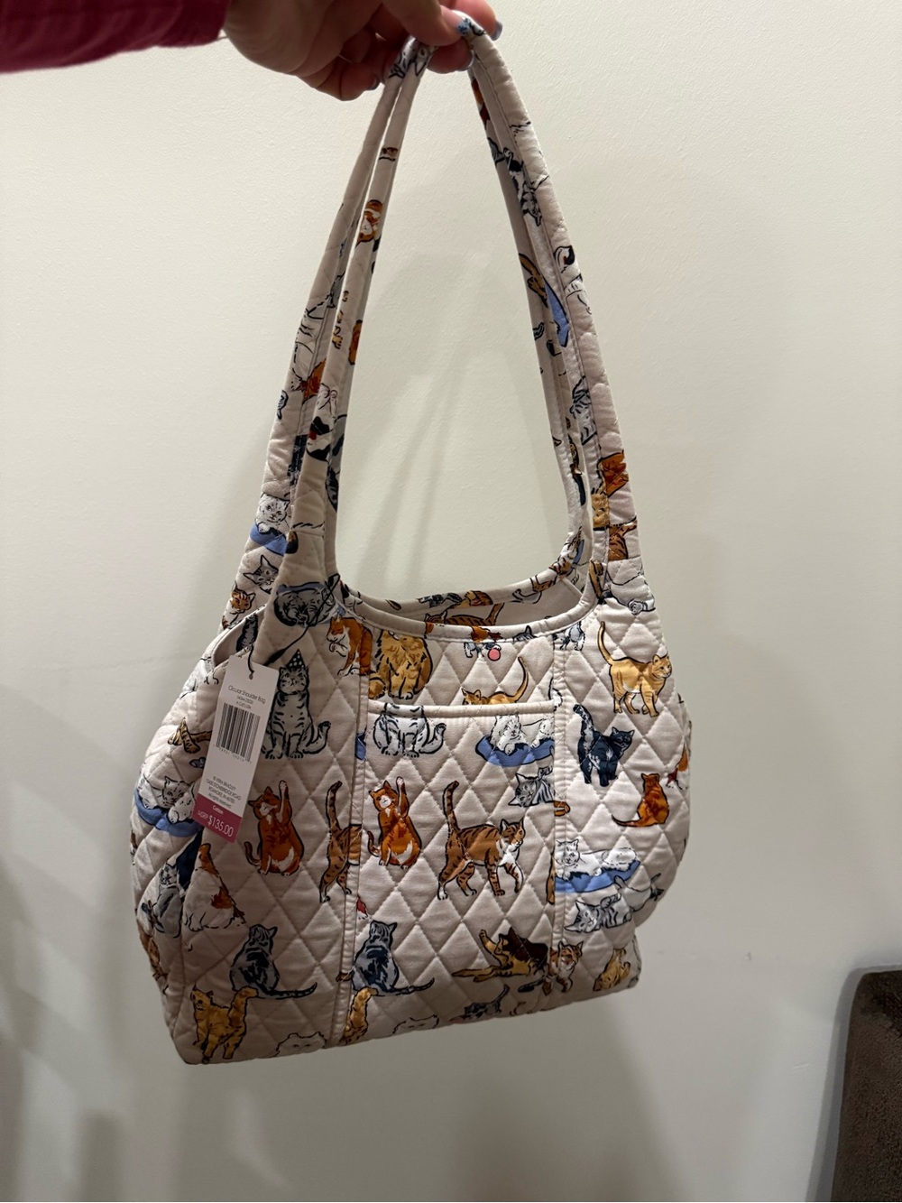 Vera Bradley a cats life shoulder bag.